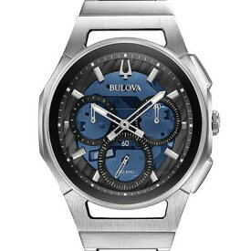 【10%クーポン！5月18日0時～21日9:59】【最大24回払いまで無金利】BULOVA ブローバ カーブ クロノグラフ メンズ腕時計 クォーツ メタル 送料無料 96A205 ラッピング無料