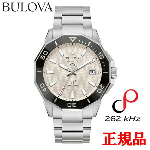 �y�ő�24�񕥂��܂Ŗ������z���K�i BULOVA �u���[�o Marine Star Series C �}�����X�^�[ �V���[�YC �N�H�[�c �����Y�r���v �������� 96B426