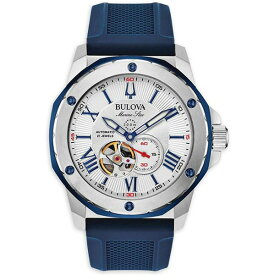 【最大24回払いまで無金利】正規品 BULOVA ブローバ マリンスター 自動巻き メンズ腕時計 送料無料 98A225 ラッピング無料