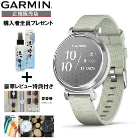 ♪【豪華ノベルティ進呈】正規品 GARMIN ガーミン スマートファッションウォッチ Lily2 Classic Sage Gray Nylon/Silver スマートウォッチ 010-02839-53 送料無料 ラッピング無料