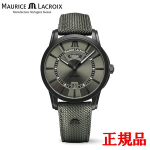 �y���؃m�x���e�B�i��z�y�ő�42�񕥂��܂Ŗ������z ���K�i MAURICE LACROIX ���[���X���N���A PONTOS DAY DATE 41mm �������� �����Y�r���v �������� PT6358-DLB04-630-5 ���b�s���O����