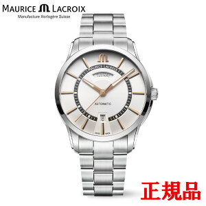 �y���؃m�x���e�B�i��z�y�ő�42�񕥂��܂Ŗ������z ���K�i MAURICE LACROIX ���[���X���N���A PONTOS DAY DATE 40.5mm �������� �����Y�r���v �������� PT6358-SS002-230-1 ���b�s���O����