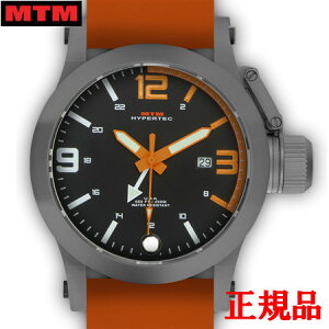 【最大24回払いまで無金利】MTM エムティーエム HYPERTEC 44 GREY - ORANGE DIAL - ORANGE RUBBER II メンズ腕時計 クォーツ 送料無料 HYP-SG4-ORNG-OR2S-A