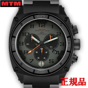 �y�ő�24�񕥂��܂Ŗ������zMTM �G���e�B�[�G�� Predator II Black Tit Grey Dial Black Sub Dial Black Number �����Y�r���v �N�H�[�c �������� PR2-TBK-GBB1-MBTI-OH