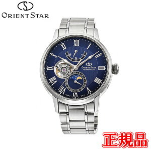 �����z�� ���K�i ORIENT STAR �I���G���g�X�^�[ Classic Collection MECHANICAL MOON PHASE �������� �芪���t �����Y�r���v �������� RK-AY0103L