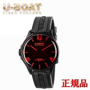 �y�ő�24�񕥂��܂Ŗ������z U-BOAT ���[�{�[�g DARK MOON 44MM RED GLASS IPB �N�H�[�c �����Y�r���v �������� 8466AR ���b�s���O����
