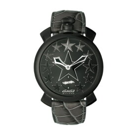 【最大24回払いまで無金利】 国内正規品 GAGA MILANO ガガミラノ MANUALE 48MM STARS 手巻き メンズ腕時計 送料無料 5012.stars.01 ラッピング無料