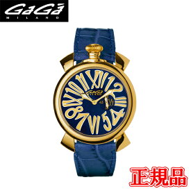 【20%OFF+5倍ポイント】【実物写真あり】【送料無料】GAGA MILANO ガガミラノ SLIM 46MM GOLD PLATED クオーツ[電池式] スモールセコンド[3時位置] ユニセックス 送料無料 5083.ANA.19