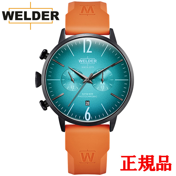 送料無料 WELDER ウェルダー 正規品 円高還元 時計 腕時計 専用箱 WWRC515 MOODY SALE 72%OFF TIME クォーツ 45mm 対象ショップ限定クーポン RUBBER DUAL メンズ腕時計 STRAP ラッピング無料