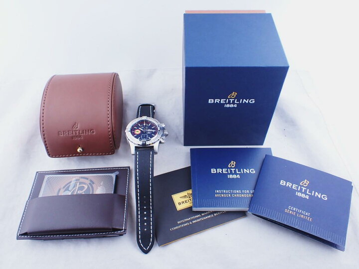 楽天市場】ブライトリング アベンジャー クロノグラフ45 スイスエア  