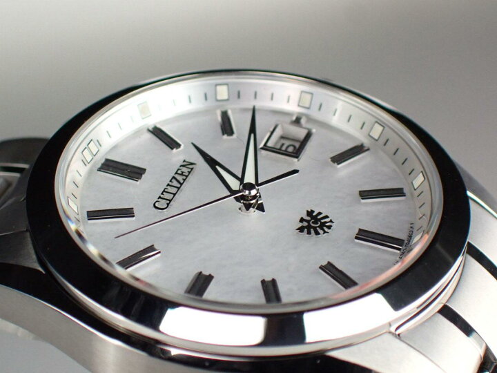 楽天市場】シチズン ザ・シチズン エコドライブ 土佐和紙文字盤 AQ4091  