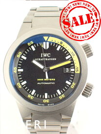 IWC アクアタイマー オートマチック2000 ブラック文字盤 メンズ IW353803 中古【中古】