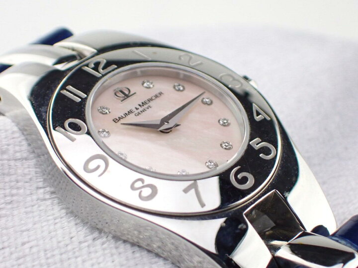 楽天市場】ボームアンドメルシエ リネア ダイヤ11P レディースクォーツ  