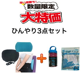 【送料無料】ひんやり 3点セット セット 俺のGEL腰まくら ゲル腰枕 ゲルクッション ジェルクッション 腰枕 腰楽 腰痛グッズ ジェル オフィスチェア 背当てクッション カバー洗濯可能 クールタオル 冷感マスク 福袋