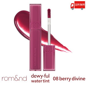  Ah rom&nd fCtEH[^[eBg 08 x[fB@C( berry divine Dewyful Water Tint ؍RX bv K戵X )