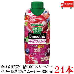  JS ؐ100 Smoothie x[X[W[ 330ml ×24{y2z