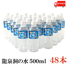 送料無料 龍泉洞の水 ペット 500ml ×2箱【48本】　岩手 岩泉産業開発