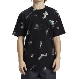 ディーシーシューズ DC SHOES 　SCRIBBLE SS Tシャツ Mens T-shirts 【DST241076 XKWB】