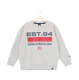 アウトレット価格 DC ディーシー シューズ 23FW FOS SMU DC KIDS PO クルーネック プルオーバー キッズ クルー プルオーバー スウェット