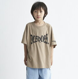ディーシーシューズ DC SHOES 　24 KD BLACK LETTER SS キッズ Tシャツ Kids T-shirts 【YST241514 BEG】