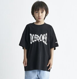 ディーシーシューズ DC SHOES 　24 KD BLACK LETTER SS キッズ Tシャツ Kids T-shirts 【YST241514 BLK】