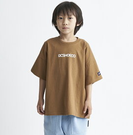 ディーシーシューズ DC SHOES 　24 KD AUTHENTIC SS キッズ Tシャツ Kids T-shirts 【YST241515 BRN】