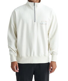 アウトレット価格 Quiksilver クイックシルバー LINE BY HZ FLEECE メンズ ハーフジップ スウェット