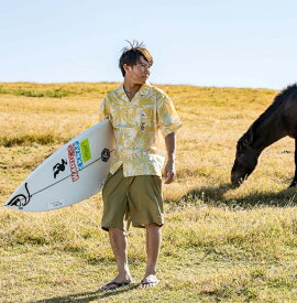 クイックシルバー QUIKSILVER 　FUN SURF SHIRTS 半袖シャツ Mens Shirts 【QSH242041 YEL】