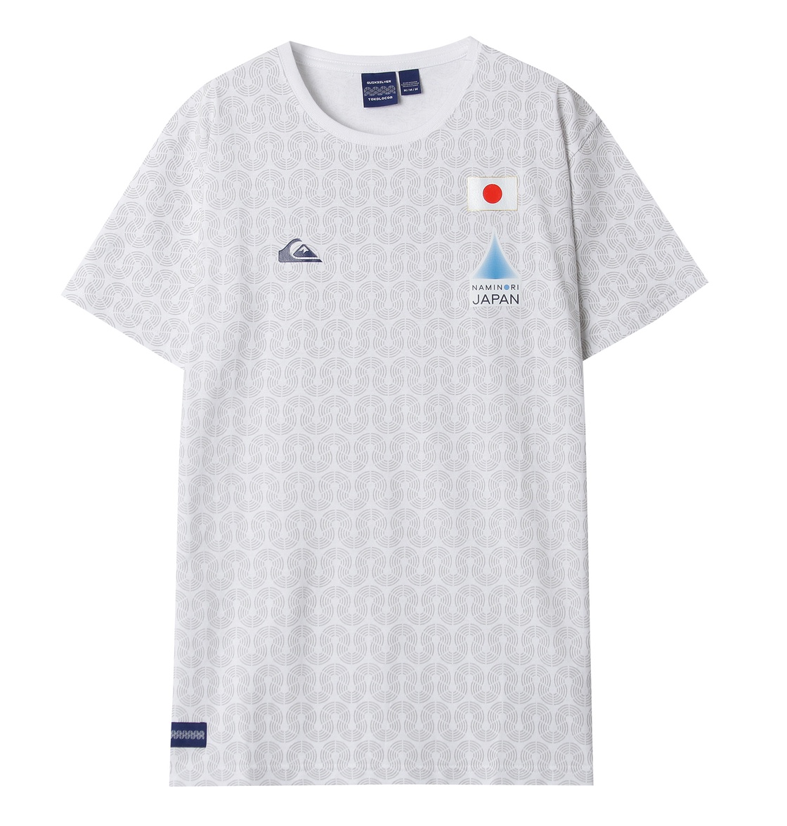 【QUIKSILVER クイックシルバー 公式通販】1～3営業日以内に発送 クイックシルバー QUIKSILVER  NAMINORI JAPAN SWELL TEE Mens T-shirts 【QST202005T WHT】