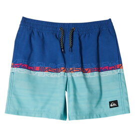 クイックシルバー QUIKSILVER 　EVERYDAY WORDBLOCK VLY YTH 14 キッズ ボードショーツ Kids ジャムショーツ ボードショーツ 水着 海パン サーフィン サーフパンツ 海水浴 夏 水泳 ビーチウェア 【AQBJV03051 BYC6】