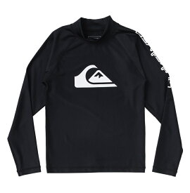 アウトレット価格 Quiksilver クイックシルバー ALL TIME LR YOUTH キッズ ラッシュガード プルオーバー ラッシュガード