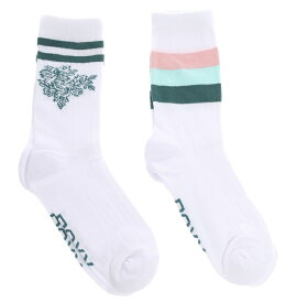 Roxy ロキシー 2PK RX CREW SOCKS A BZG0 レディース ソックス 下着