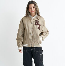 アウトレット価格 ROXY ロキシー ROXY VIBES SINCE 1990 JACKET スタジャン アウター ヘビージャケット 冬物 上着 防寒