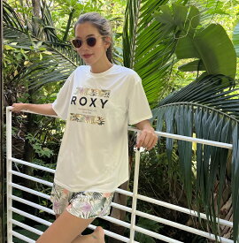 ロキシー ROXY 　SIMPLY BOTANICAL ラッシュTシャツ付き 水着 3点セット Womens Swimwear 【RSW241009 OWT】