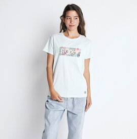 アウトレット価格 ROXY ロキシー SHADE OF BOTANICAL ROXY ボタニカルロゴ Tシャツ Tシャツ ティーシャツ