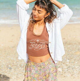 【楽天スーパーSALE期間はP10倍！】アウトレット価格 ROXY ロキシー ROXY VINTAGE LACE TA レディース ウィメンズ Tシャツ ティーシャツ ショートレングス タンクトップ ノースリーブ