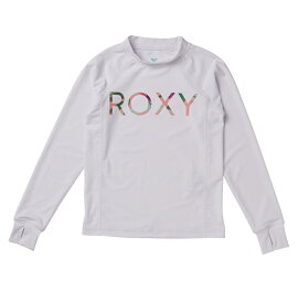 アウトレット価格 ROXY ロキシー キッズ ラッシュガード (100-150cm) MINI SHADE OF BOTANICAL LOGO L/S プルオーバー ラッシュガード