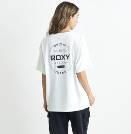 ロキシー ROXY フィットネス 　速乾 UVカット 冷感 Tシャツ DOWN TO EARTH PLUS Womens T-shirts トレーニング ヨガ スポーツ【RST241550 WHT】