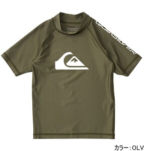 �y���������}���\�����Ԃ�P10�{�I�z�yOUTLET�z�y50%OFF�z Quiksilver �N�C�b�N�V���o�[ ALL TIME SR YOUTH �L�b�Y ���b�V���K�[�h ���� ������ �V���[�g�X���[�u �C���� �� ���j �r�[�`�E�F�A �v�[��