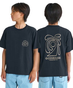 �y���������}���\�����Ԃ�P10�{�I�z�yOUTLET�z�y40%OFF�zQuiksilver �N�C�b�N�V���o�[ �L�b�Y CURVE PALM ST YOUTH T�V���c �e�B�[�V���c ���� �V���[�g�X���[�u