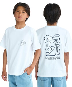 Quiksilver �N�C�b�N�V���o�[ �L�b�Y CURVE PALM ST YOUTH T�V���c �e�B�[�V���c ���� �V���[�g�X���[�u