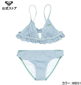 AEgbgi ROXY LV[ GINGHAM RG TRI SET LbY ̎q XCEFA  T[tB T[t C  j r[`EFA