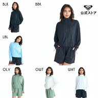 【SALE】【30%OFF】【送料無料】ROXY ロキシー AUROLA STAND ジップ ラッシュ ラッシュガード サーフィン…