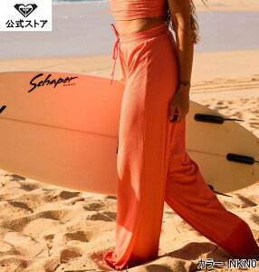 ROXY ロキシー フィットネス RISE & VIBE RIB WIDE ロングパンツ 長ズボン ボトムス