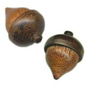 チャーム (どんぐり2個セット / CC2062) | 雑貨 パッチワーク キルト ソーイング 斉藤謠子 手作り 手芸用品 素材 パーツ ボタン ウッドビーズ 木製 キルトパーティオリジナル ドングリ 木の実