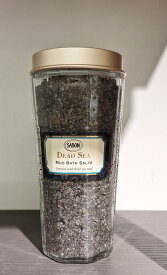 SABONイスラエル発 サボン　ブラック　バスソルト　デッドシー