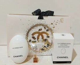 シャネル 　CHANEL ハンドクリーム　代引き不可 ラ クレーム マン　　ギフトボックス　チャーム付き
