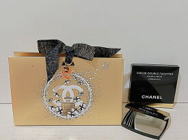 CHANEL ホワイトデー　ギフト　プゼントに　祝い　 シャネル　ダブルミラー コンパ クト ショッパー　クリスマス　バレンタイン　ホワイトデー　母の日　ミロワール ドゥーブル ファセット チャーム＆ギフトボックス