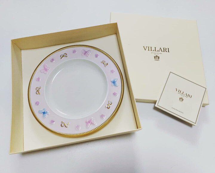 楽天市場】VILLARI ヴィラリ ブルーミングバタフライデザートプレート  