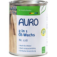 【送料無料】AURO アウロ Nr.128ツーインワンオイルワックス 2.5L　100%天然原料でできた無垢材用のワッ…